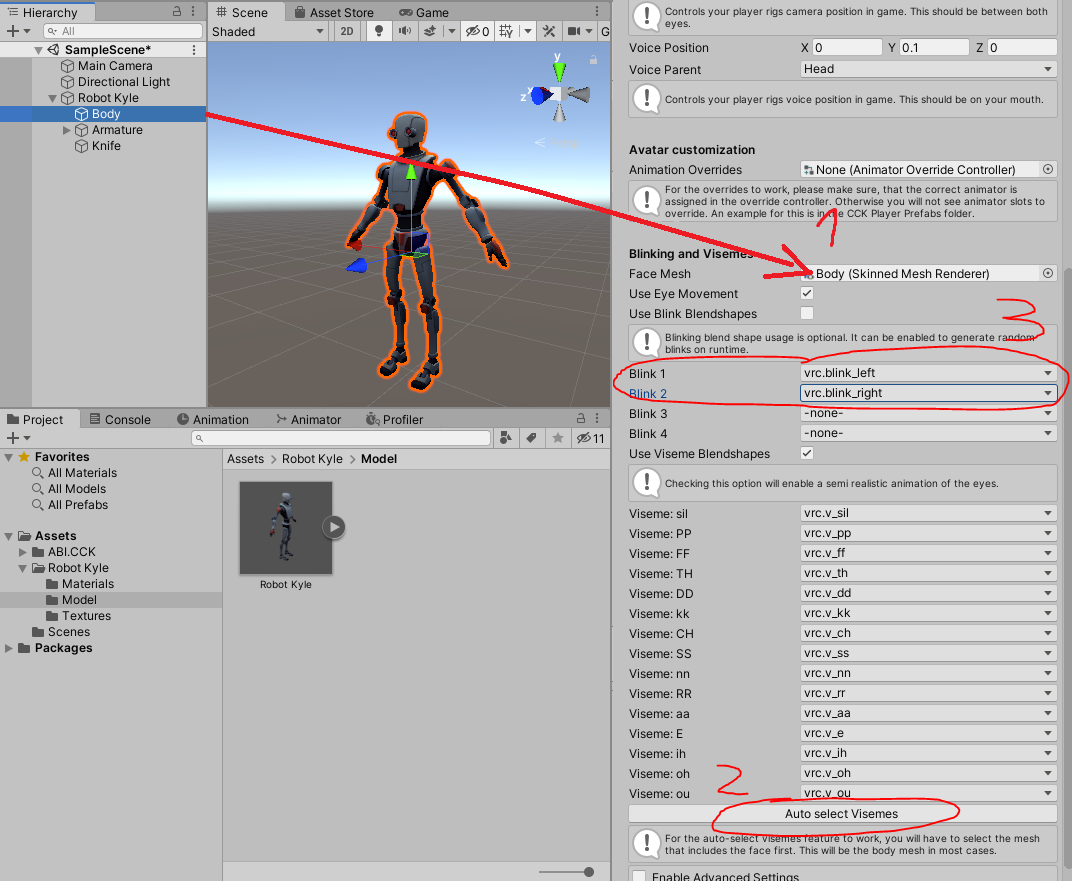 Component setup